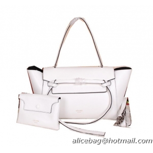 Celine Belt Bag Smooth Calfskin Leather C3396 White