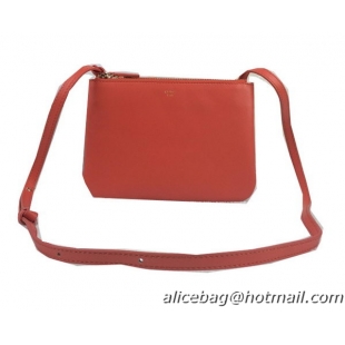 Celine Trio Original Leather Shoulder Bag C98317 Orange