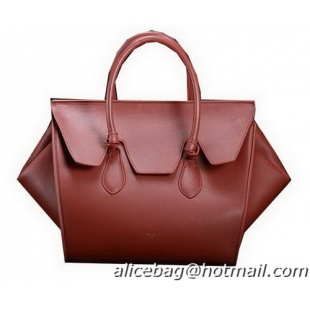 Celine Tie Nano Top Handle Bags Original Leather C3052 Brown