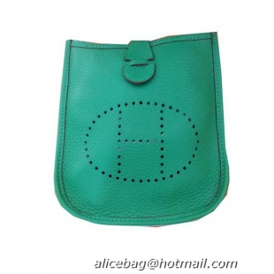 Fall Winter 2014 Hermes mini Evelyne Messenger Bag H1608S Green