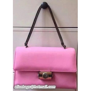 BVLGARI Flap Shoulder Bag Original Leather BG5978 Pink