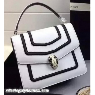 BVLGARI Serpenti Forever Bag Original Leather BG38318 White