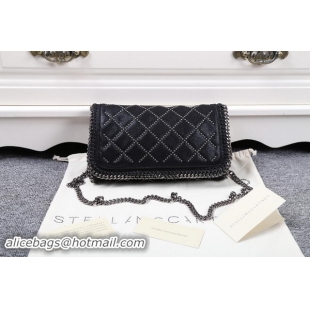 Pretty Style Stella McCartney Falabella PVC Cross Body Bag SMC882 Black