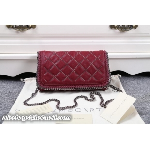 Unique Stella McCartney Falabella PVC Cross Body Bag SMC882 Wine