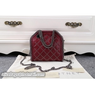 Famous Brand Stella McCartney Falabella mini Bag SMC895A Wine