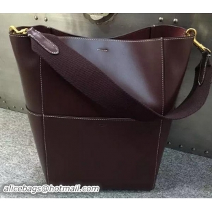 Most Popular CELINE Sangle Seau Bag in Original Leather C16212 Brown