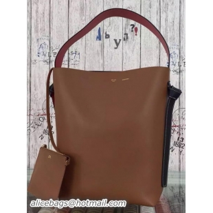 Super Quality CELINE Twisted Cabas Bag C16211 Brown&Orange