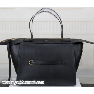 Comfortable Celine Ring Bag Smooth Calfskin Leather 176203 Black