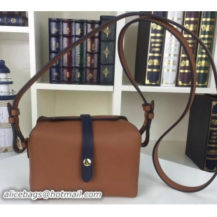 Good Product Celine Box on Strap Flap Bag Calfskin Leather C16219 Wheat