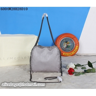 Shop Stella McCartney Falabella Tote Bag SM6004 Grey