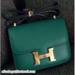 Big Enough Hermes Constance Bag Calfskin Leather H9999 Green