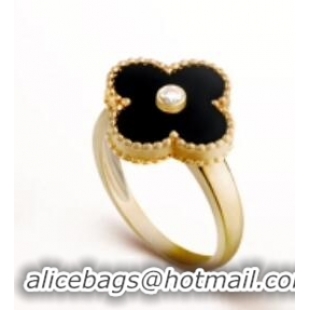 High Quality Alhambra Ring A0001 Black