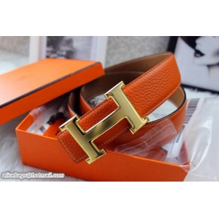 Top Grade Hermes Belt HB1664 Orange