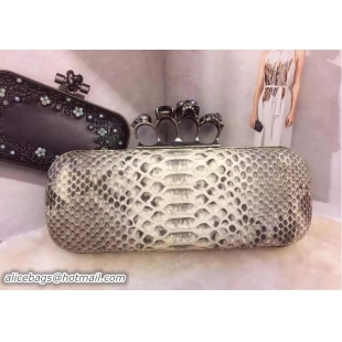 Pretty Style Alexander McQueen Whipsnake Skull Knucklebox Clutch Bag 04