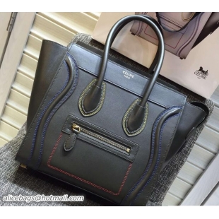 Original Cheap Celine Luggage Micro Tote Bag in Original Leather Olive Green/Blue/Red/Yellow 703101