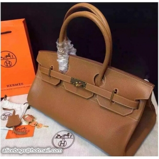 Crafted Hermes Birkin 42cm Bag in Original Togo Leather Bag H60302 Khaki