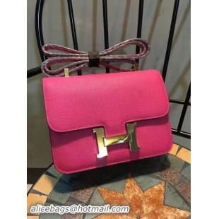 Best Product Hermes Constance Bag Calfskin Leather H9978 Rose