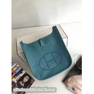 Famous Hermes Evelyne 30cm Messenger Bag E3301 Light Blue