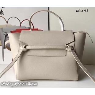 Purchase Celine Belt Tote Small Bag in Epsom Leather 71825 White