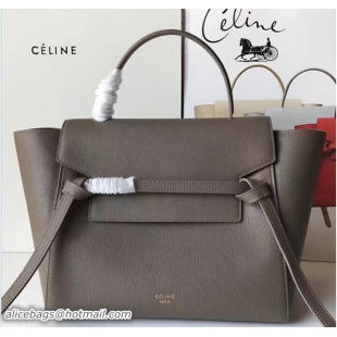 Fashionable Celine Belt Tote Small Bag in Original Clemence Leather 72101 Olive