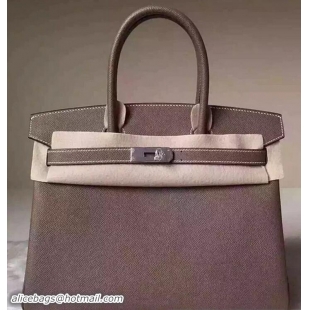 Best Grade Hermes Birkin 30 Bag In Original Epsom Leather With Gold/Silver Hardware 72306 Pale Purple