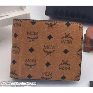 Discount MCM Bi-fold Wallet 81015 Khaki