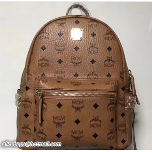 Discount Fashion MCM Stark Backpack 81206 Cognac