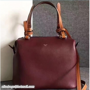 Grade Celine Soft Cube Bag 81301 Burgundy FW