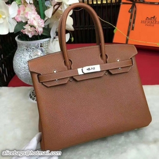 Best Price Hermes Birkin Bag Original Leather 17825 Brown