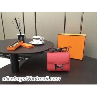 Design Hermes Constance Bag Original Calfskin Leather H9910 Red