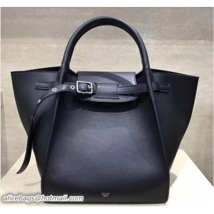 Popular Style Celine Small Big Bag With Long Strap 183313 Black 2018