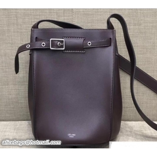 Good Product Celine Big Bag Bucket With Long Strap 183343 Burgundy 2017