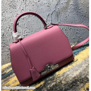 Top Grade Moynat Petite Réjane Bag in Taurillon Gex Togo Leather Lobster N12012 Pink 2018