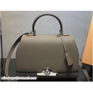 Classic Hot Moynat Petite Réjane Bag in Epsom Leather N12011 Etoupe 2018