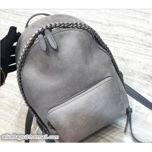 Good Quality Stella McCartney Falabella Mini Backpack Bag 407015 Gray