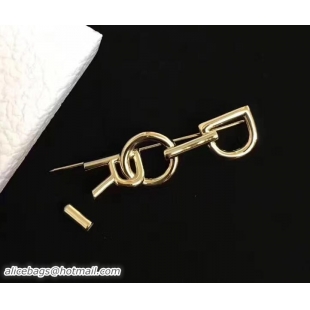 Durable Dior Letter Logo Brooch 41810 01