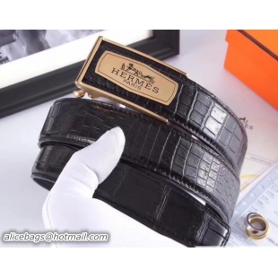 Unique Discount Hermes Crocodile Skin Belt 424H34