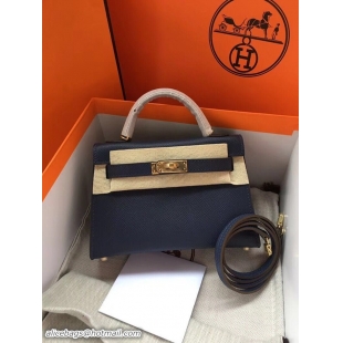 Hot Sell Hermes Kelly 20cm Tote Bag Original Leather KL20 Royal