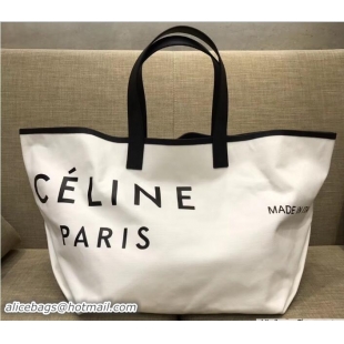 Low Price Celine Black Logo Made In Medium Tote Bag Bag in Textile C62055 2018