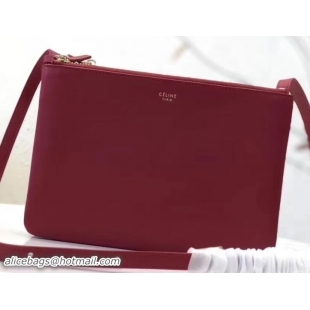 Fashion Celine Trio Crossbody Large Bag 111820 Red