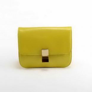 Celine Classic Box Large Flap Bag 80077 Yellow