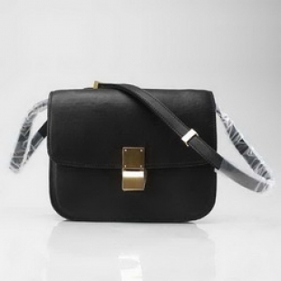 Celine Classic Box Large Flap Bag 80077 Black