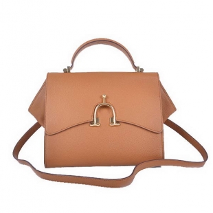 Hot Style Hermes 2012 Calf Leather Mini Top Handle Bag Brown