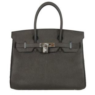 Hermes Birkin 30CM Tote Bags Smooth Togo Leather Black