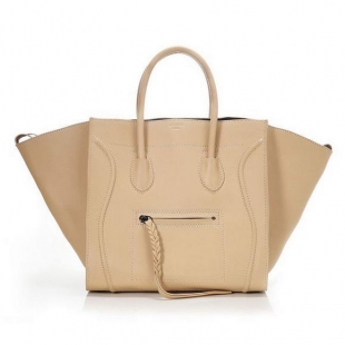 Celine Phantom Original Leather Bags Cream