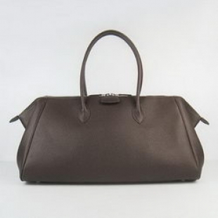 Hermes Jumbo Paris Bombay Bag Dark Coffee