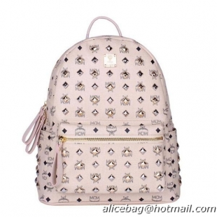 MCM Stark Studded Medium Backpack MC2089 OffWhite