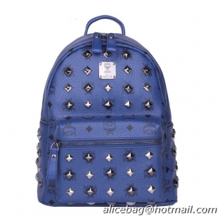 MCM Stark Studded Small Backpack MC2089S Royal