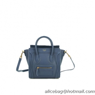 Celine Luggage Nano Bag Original Leather CL88029 Royal