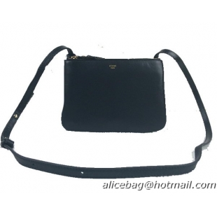 Celine Trio Original Leather Shoulder Bag C98317 Black